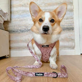 Luxe Adjustable Harness - Mocha Petals