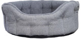 Premium Orkney Tweed Fleece Lined Bolster Beds