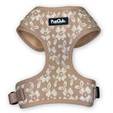 Luxe Adjustable Harness - Toffee Latte Petals