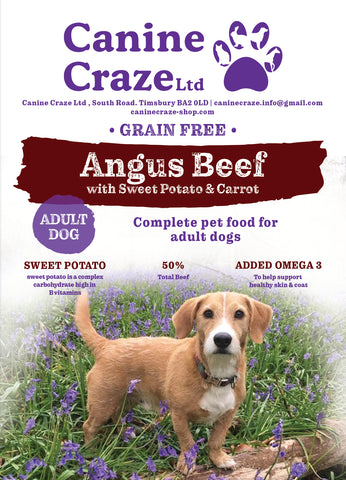 Canine Craze Grain Free Dog Food 15kg